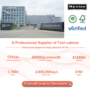 Hyxion Nhà Sản Xuất Thép Không Gỉ 41Inch <span class=keywords><strong>14</strong></span> Ngăn Kéo Công Cụ Ngực Cho Nhà - Product Image 6