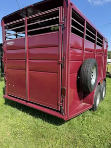 Remorque à chevaux Bckmann, grande remorque de transport de bétail Portax, à vendre, livraison gratuite - Product Image 3