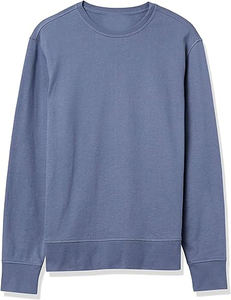 เสื้อสเวตเชิ้ตผู้ชายผ้าฝ้ายฟลีซ คอกลม ทรงหลวม แห้งเร็ว สีพื้น สำหรับผู้ชาย - Product Image 1