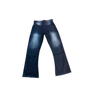 Pantalones Vaqueros Unisex de Mezclilla con Lavado Ácido, Desgastados, Sólidos, con Efecto Desteñido por el Sol, Bordado 3D, Diseño Recto Transpirable, Estilo Vintage Personalizado - Product Image 5
