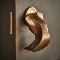 Bouton de porte rond AntiqueTone en métal usé commode esthétique placard tiroir poignée pour Villa hôtel meubles appartement