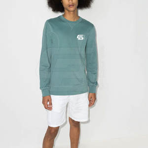 Sweat-shirt pull de haute qualité pour hommes dernière conception hivernale col rond manches longues motif solide sweat à capuche teint uni sweats à capuche - Product Image 1