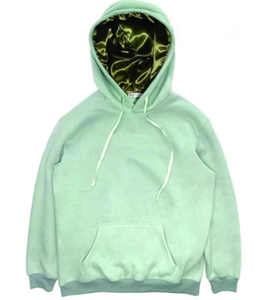 Sweat à capuche personnalisé lourd pour hommes avec capuche doublée de soie Dernière conception avec impression numérique Sweat à capuche thermique - Product Image 1
