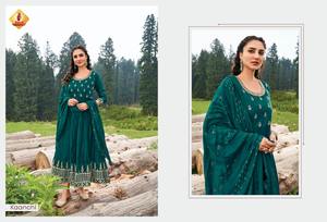 Vestido de boda y Festival para mujer, nuevo diseño, tradicional, táctil, Kurtis, hermoso Dupatta, indio - Product Image 3