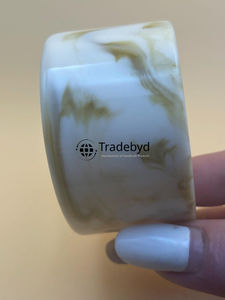 Brazalete de resina moteada de oro para joyería de moda de alta gama Look de Tradebyd - Product Image 5