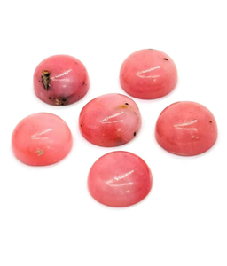 Top Qualité Rose Opale Ronde Reine Conque Cabochons Rose Reine Conque Shell Rose Opale Haute Qualité Pierres Précieuses En Vrac Fabrication De Bijoux - Product Image 1