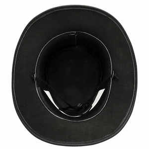 Stetson Panamá Sombrero de vaquero de cuero negro para hombres Sombrero occidental elegante Texas Ranger Estampado de adultos para viajes Actividades al aire libre Caliente - Product Image 6