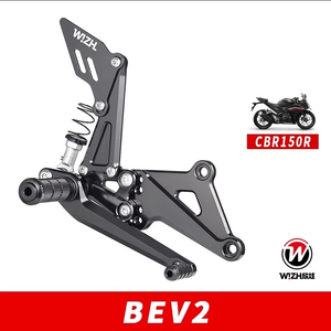 Kit de repose-pieds arrière pour moto BEV2 Series pour Honda CBR150R 2017 CY, avec retour de force de freinage de précision - Product Image 2