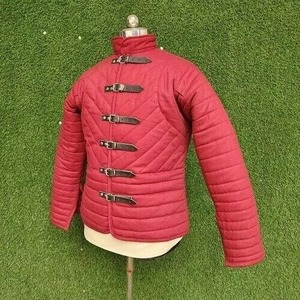 Manteau Gambeson médiéval d'hiver XL pour reconstitution historique Produit fini rembourré épais et confortable au design durable Vente en gros - Product Image 3
