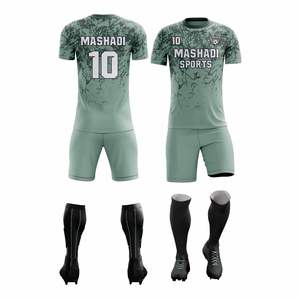 Conjuntos de Uniformes de Fútbol para Adultos Unisex con Estampado por Sublimación, Camisetas de Fútbol Cortas Transpirables con Estampado Digital de Alta Calidad para Equipos de Club - Product Image 1