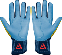 Guantes de Bateo de Béisbol de Cuero Profesional Hechos a Medida OEM, Guantes de Cuero de Alta Calidad, Guantes de Bateo de Softbol de Dedo Completo