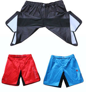 Shorts MMA personnalisables de haute qualité avec impression par sublimation, vêtements de sport décontractés pour hommes, entraînement fitness, taille élastique, 100% coton, séchage rapide - Product Image 1