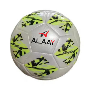 Alaay Tamaños 5 Pequeña cantidad Fútbol Cosido a máquina Pelota de cuero PU Logotipo impreso OEM para entrenamiento deportivo al aire libre - Product Image 1