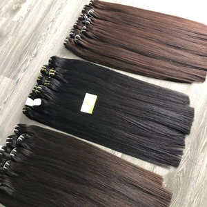 2024 Top Trending Mink Brazilian Remy Hair Bundle 8-28 pulgadas Cabello humano crudo con trama Doble - Product Image 1