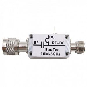 <strong>RF</strong> DC <strong>Block</strong> Bias Tee Feed with N Connectors 10MHz-6GHz - Product Image 1
