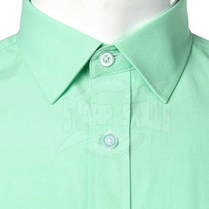 Meilleures chemises habillées pour hommes en coton tricoté respirant 100% coton pour adultes - Haute qualité - Product Image 5