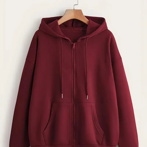 Sweat à capuche polaire pull surdimensionné de haute qualité pour hommes sweat-shirt technique en coton mélangé avec logo personnalisé Basics pour l'hiver - Product Image 1