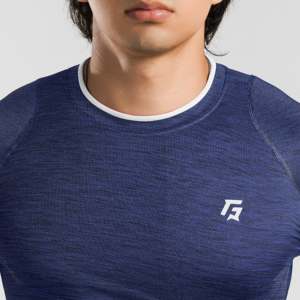 GAI ARR COMPRESSION Navy Slim Fit Casual Shirts - Product Image 4