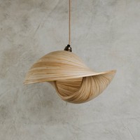 Lustres artisanaux en bambou et suspensions d'éclairage suspendues prix le moins cher lampes d'intérieur