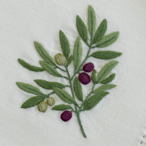 Serviettes en tissu de broderie serviettes de table lavables douces réutilisables pour la Table à manger OEM de dîner de famille de fête de mariage - Product Image 1