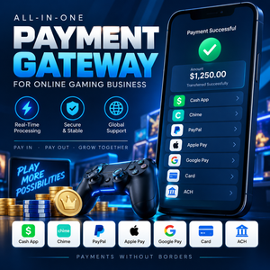 Servicios de Pasarela de Pago para Agentes de Juegos en Línea de Game Vault con Cash App, Chime, Tarjeta ACH, PayPal y Pagos y Retiros en Tiempo Real - Product Image 1