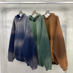 Sudaderas de lana de algodón 100% para hombre, cómodas sudaderas de invierno bordadas con tinte de corbata en varios colores, gran oferta - Product Image 4