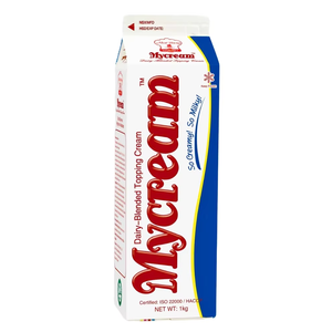 Crème non laitière en vrac pour la décoration de gâteaux, OEM/ODM, HALAL, boulangerie, Mycream, crème de topping à base de produits laitiers, 1 kg, fournisseur d'exportation - Product Image 1