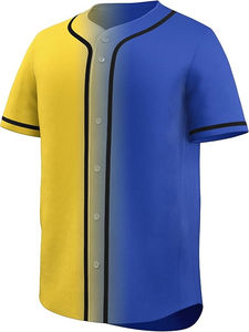 Maillot de baseball entièrement personnalisé pour hommes et femmes, séchage rapide, respirant, confortable, impression numérique, impression par transfert de chaleur - Product Image 2