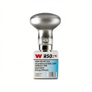 Bombilla Incandescente R50 MT E14 de 40W, 230V, Reflector, Equivalente a 50W, Eficiente Energéticamente - Product Image 2