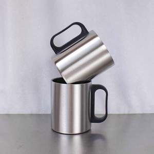 Taza de Acero Inoxidable de 220 ml, Doble Pared, Aislada al Vacío, para Viajes y Campamento, con Asa, Venta al Por Mayor de Fábrica, Personalizable - Product Image 1