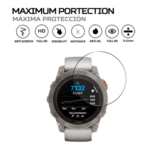 Protector de Pantalla ANTISHOCK para Reloj Garmin Fenix 7 Pro Sapphire Solar, Cubierta Protectora Premium - Product Image 2