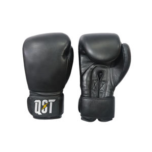 Boxing MMA Training Gloves Real Leather Breathable <b>for</b> Closure Hook-and-Loop Wrist High Quality <b>for</b> Men & Women Custom OEM - Product Image 1