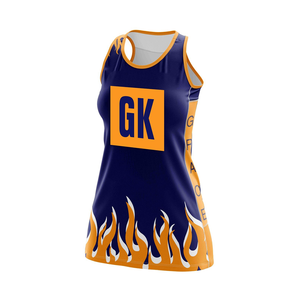 Uniforme Deportivo Personalizado para Mujer, de Secado Rápido y Transpirable, con Estampado por Sublimación, para Equipo de Netball, Spandex/Poliéster 220g, OEM ODM - Product Image 5