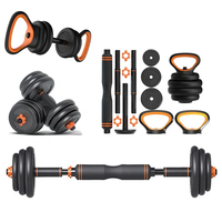 YWTB 2025 Offre Spéciale poids réglables équipement d'entraînement gymnastique à domicile Kit d'haltères de musculation gratuit Kettlebell Grip ensemble d'haltères