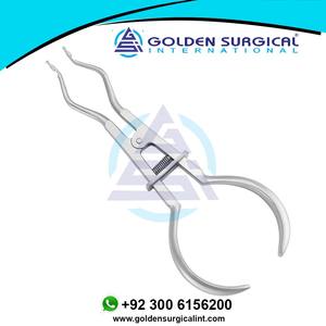 Pince à digue en caoutchouc Instrument dentaire à digue en caoutchouc | Instruments chirurgicaux pour ensemble dentaire orthodontique - Product Image 5