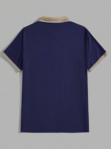 Polo pour homme grande taille personnalisable avec logo, léger, respirant, pour le golf et le sport, coupe ample, idéal pour le fitness – Nouveauté - Product Image 4