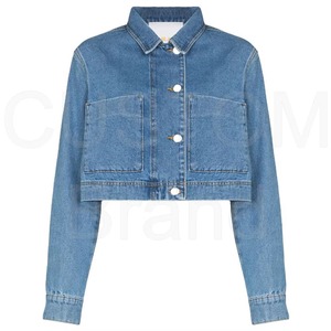 Veste en jean déchirée en détresse pour femmes de haute qualité 2025 ajustée et durable avec des options de prix de gros en fourrure - Product Image 2