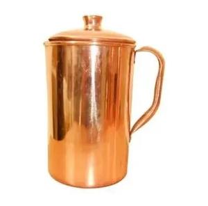 Jarra de agua de cobre moderna ecológica hecha a mano con el mejor diseño, perilla de lujo, venta directa de fábrica, hoteles, restaurantes, tetera/tetera - Product Image 2