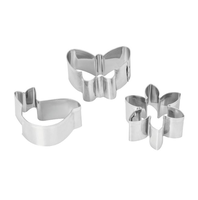 Outils de cuisson de biscuits en métal de conception différente pour les enfants en acier inoxydable 10.5cm de diamètre