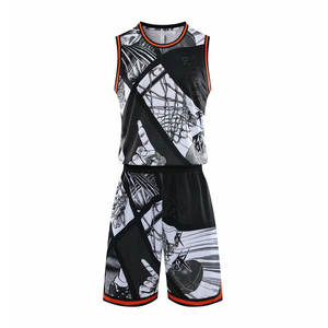 Fait sur mesure, tout nouveau et populaire uniforme de basket-ball de haute qualité, vêtements de basket-ball, uniforme d'équipe en matériau durable pour adultes - Product Image 1