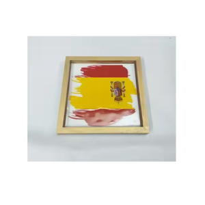 Vente chaude Autocollant Coloré Décoratif Avec Plateau En Bois Émail Décoratif Antique Fantaisie Vintage Plateaux De Service pour La Vente En Gros - Product Image 5