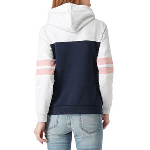 Sweat à capuche imprimé personnalisé 100% coton pour femmes, haut décontracté pour l'hiver avec placement du logo avant - Product Image 2