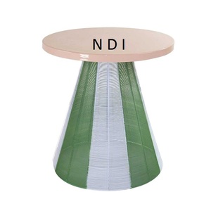 Aluminium Coffee <b>Table</b> <b>With</b> Glass Top Modern Design Coffee <b>Table</b> for Home Furniture Decor Glossy Finishing - Product Image 5