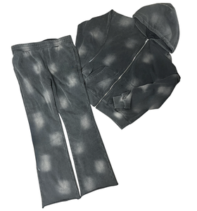 เสื้อมีฮู้ดผ้าฝ้ายเทอร์รี่สไตล์วินเทจสำหรับผู้ชายซักผิวเป็นกรดไม่ซีดจางสำหรับฤดูหนาวกำหนดได้100% เอง - Product Image 2