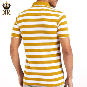 Alta calidad 100% algodón hombres para Polo camisetas Casual personalizado liso en blanco camiseta transpirable lona con patrón sólido - Product Image 2