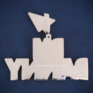 จี้เพชรโมอิสสีเงินแท้925ฮิปฮอปประดับเพชรที่มีความใสระดับ VVS สำหรับผู้ชายหรือผู้หญิง - Product Image 6