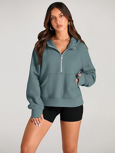 Sudaderas con capucha de manga larga más vendidas y sudaderas hechas a medida para mujeres Tallas grandes con capucha Estilo Precio - Product Image 4