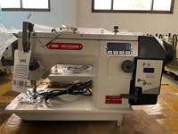 Machine à coudre industrielle VMA à entraînement direct en une seule étape, alimentation automatique en huile avec 190 motifs en zigzag