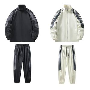 Pantalon de survêtement court en coton molletonné 500 GSM pour hommes ensemble de sweat à capuche imprimé Streetwear Logo survêtement de sport pour l'hiver - Product Image 2