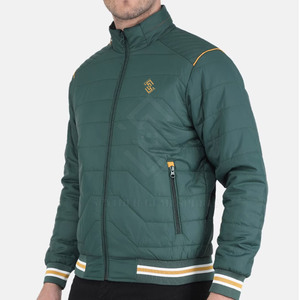 Veste d'hiver matelassée pour homme, design personnalisé, col montant, logo sur le devant, haute qualité, service OEM, écologique, respirante, fabriquée avec des matériaux durables - Product Image 4